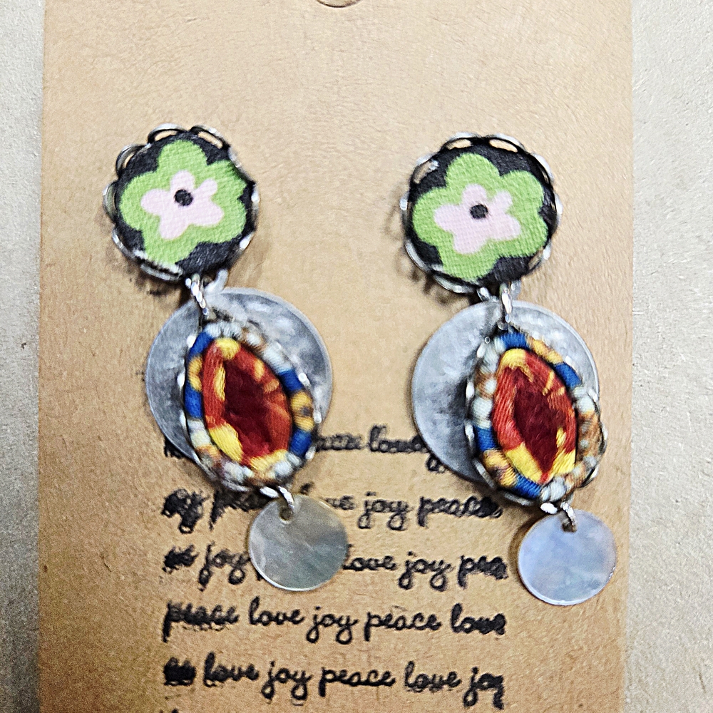 AYALABAR Bohemian Floral Drop Earrings